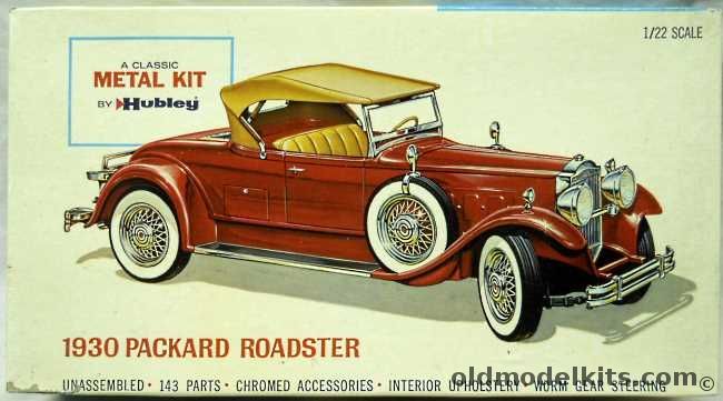 Hubley 1/22 1930 Packard Model 740 Custom Roadster, 4860-500 plastic model kit